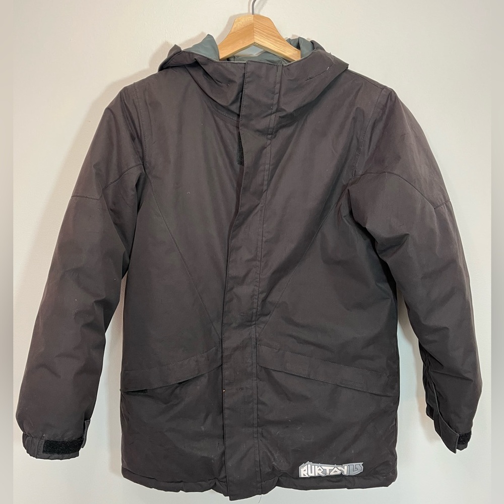 Burton Black DryRide Destroyer Snowboarding Jacket Coat Boys XL 14/16 Ski